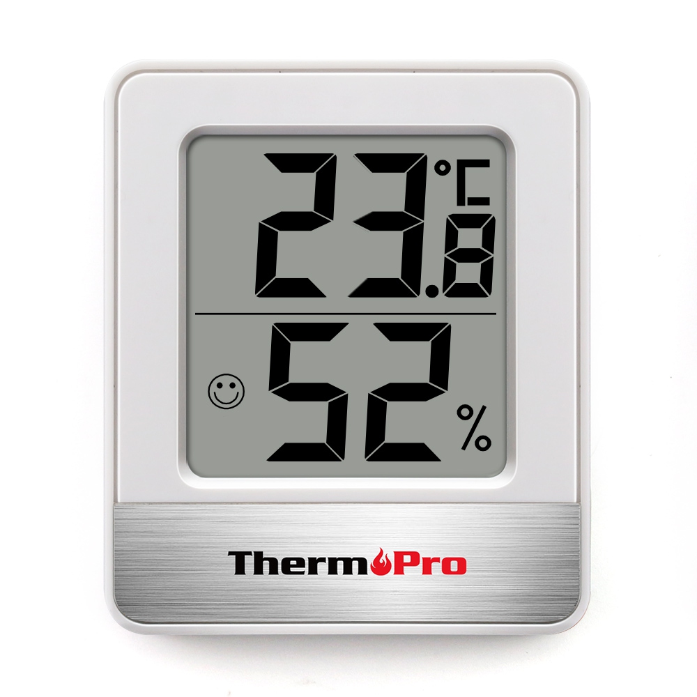 ThermoPro LCD Digital Temperature Humidity Thermometer Hygrometer Indoor Kitchen Bedroom Office Nursing Room