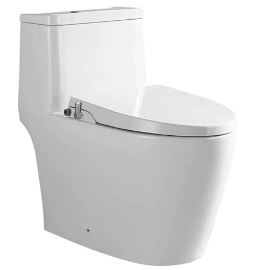 Tiara 918 Rimless Turbo Tornado Flushing 1-Piece Toilet Bowl