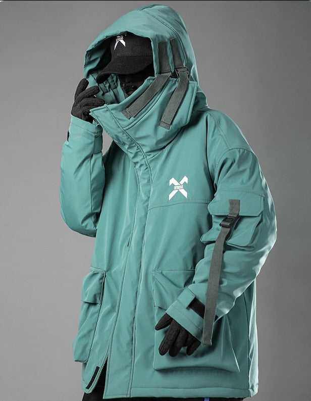 BXB Dark Tactical Parka Jacket