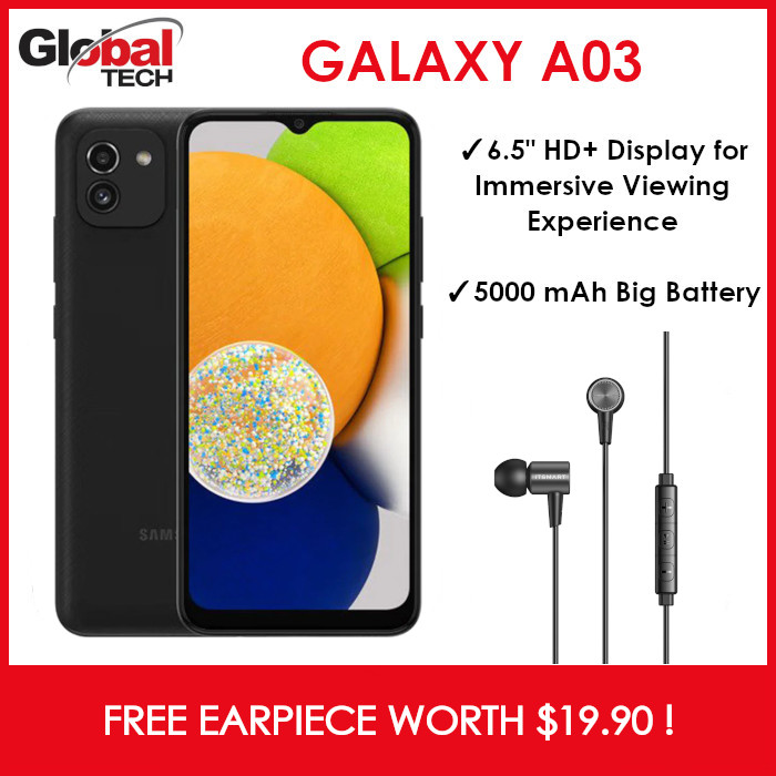 Samsung Galaxy A03 64GB Storage (FREE EARPIECE)