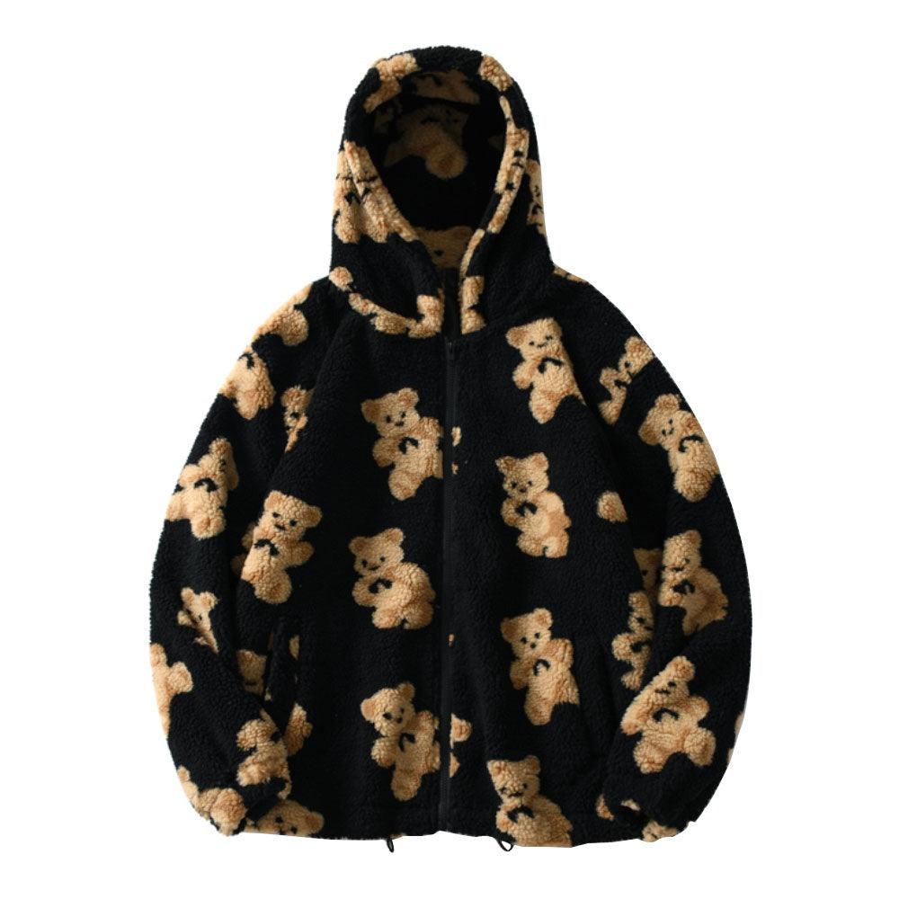 Teddy Bear Hooded Fleece Jacket
